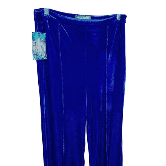 A.Calin By Flying Tomatos  Fresh start high rise velvet flare bell bottom pants - Picture 3 of 5